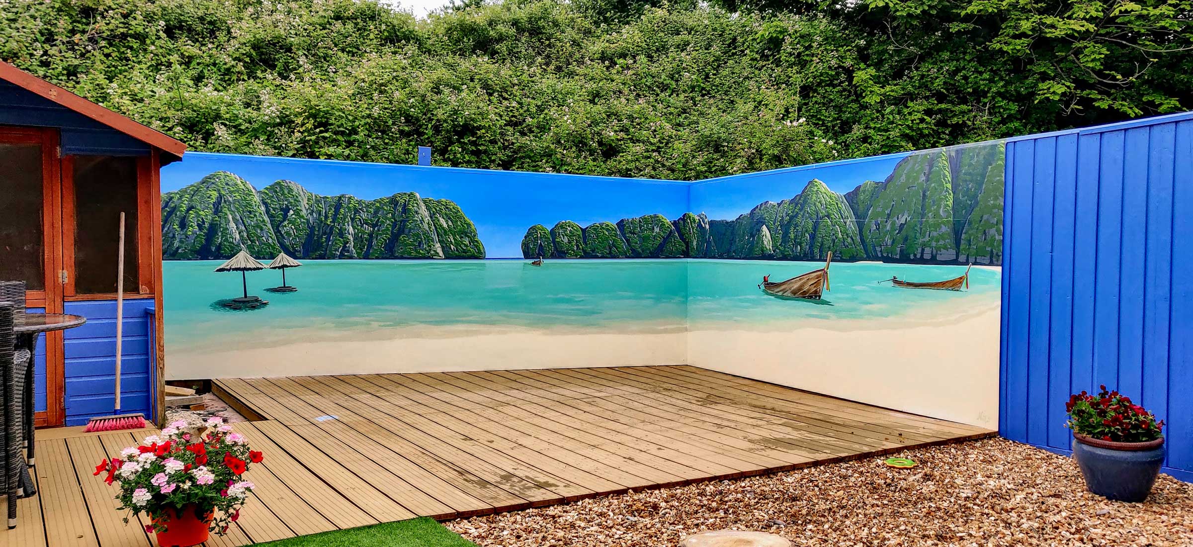 Thailand Holiday Memories Mural